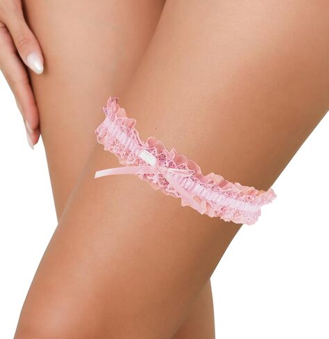 Garters for Bride Lace Floral Belt Bowknot Women Wedding Stretch Leg Ring in Saudi Arabia