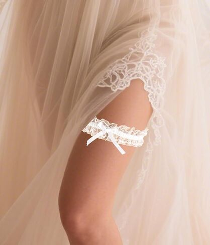 Garters for Bride Lace Floral Belt Bowknot Women Wedding Stretch Leg Ring in Saudi Arabia