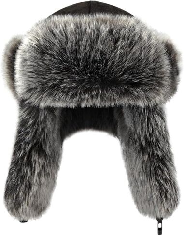 الشتاء جندي الصياد قبعة فو الفراء الروسية القوزاق Ushanka قبعة مع سماعات الأذن غامض الصيد تزلج الثلوج قبعة للجنسين in Kuwait
