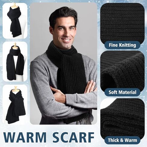 4 Pcs Winter Hat Scarf Glove Sock Set for Men Waterproof Plush Adjustable Earflaps Cap Glove Warm Scarf Sock for Men Women Outdoor in Saudi Arabia