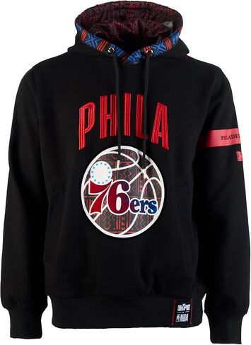 Two Hype NBA Men’s Heavyweight Knitted Fleece Hoodie – 100% Cotton Pullover Hooded Sweatshirt for Daily Casual Wear in Saudi Arabia