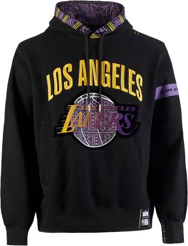 Two Hype NBA Men’s Heavyweight Knitted Fleece Hoodie – 100% Cotton Pullover Hooded Sweatshirt for Daily Casual Wear in Saudi Arabia