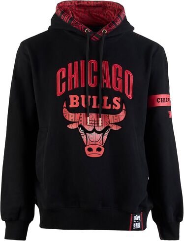 Two Hype NBA Men’s Heavyweight Knitted Fleece Hoodie – 100% Cotton Pullover Hooded Sweatshirt for Daily Casual Wear in Saudi Arabia