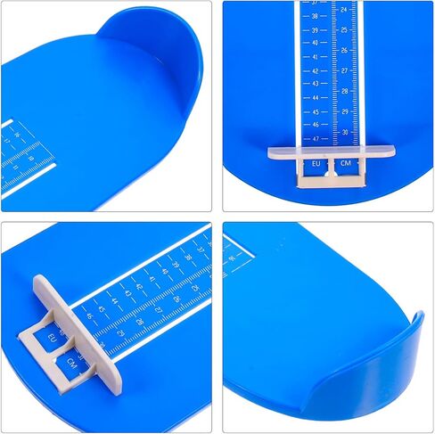 TEHAUX Professional Eu Foot Measuring Ruler for Adults and Teens Plastic Foot Gauge with Accurate Scale for Home Use Lightweight and Sturdy in Saudi Arabia