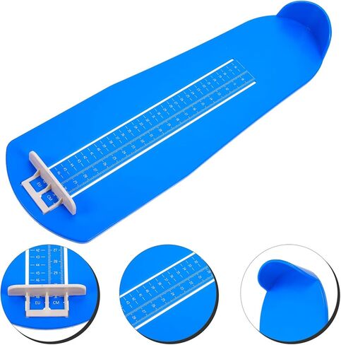 TEHAUX Professional Eu Foot Measuring Ruler for Adults and Teens Plastic Foot Gauge with Accurate Scale for Home Use Lightweight and Sturdy in Saudi Arabia