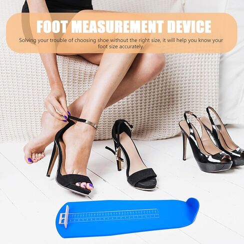TEHAUX Professional Eu Foot Measuring Ruler for Adults and Teens Plastic Foot Gauge with Accurate Scale for Home Use Lightweight and Sturdy in Saudi Arabia