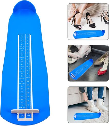 TEHAUX Professional Eu Foot Measuring Ruler for Adults and Teens Plastic Foot Gauge with Accurate Scale for Home Use Lightweight and Sturdy in Saudi Arabia