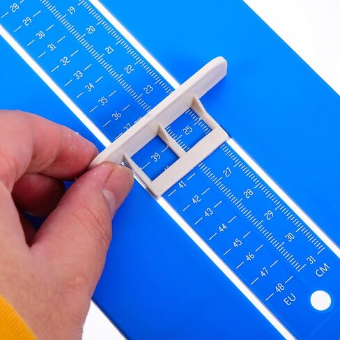 TEHAUX Professional Eu Foot Measuring Ruler for Adults and Teens Plastic Foot Gauge with Accurate Scale for Home Use Lightweight and Sturdy in Saudi Arabia