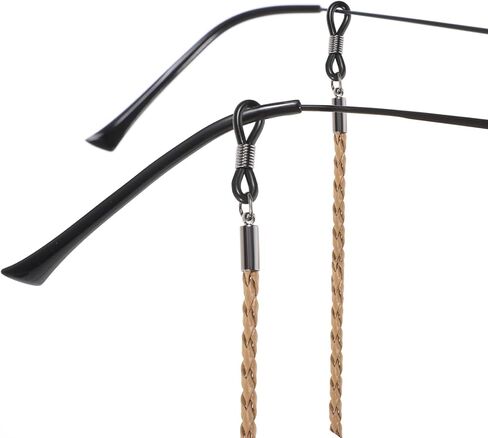 Eyeglass Strap 8 Pcs Leather Eyeglass Chains Eye Glasses Holders Around Neck Eyewear Retainer for Men Women Multicolor in Saudi Arabia