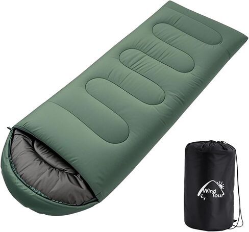 Wind Tour 3 Season Lightweight Waterproof Sleeping Bag Indoor & Outdoor for Hiking Backpacking Camping Traveling in Saudi Arabia