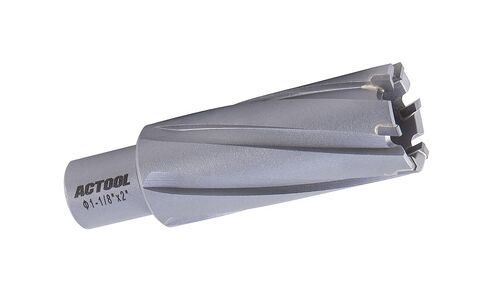 ACTOOL 1-7/8'' Diameter x 2'' Depth of Cut Carbide Tipped TCT ANNULAR Cutter with 3/4'' Weldon Shank in Saudi Arabia
