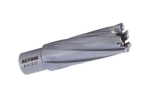 ACTOOL 1-7/8'' Diameter x 2'' Depth of Cut Carbide Tipped TCT ANNULAR Cutter with 3/4'' Weldon Shank in Saudi Arabia