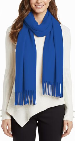 BFONS Winter Sarf for Womens, Fashion Long Shawls Wraps Pure Color, Cashmere Scarf Pashmina Shawls Wraps for Wedding Party in Saudi Arabia