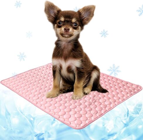Dog Cooling Mat, Cooling Bed for Dogs Easy Washable Cooling Pad for Dog for All Types of Pets and is Perfect for Both Indoor and Outdoor Use, Including Car Seats 40" x 28" in Saudi Arabia