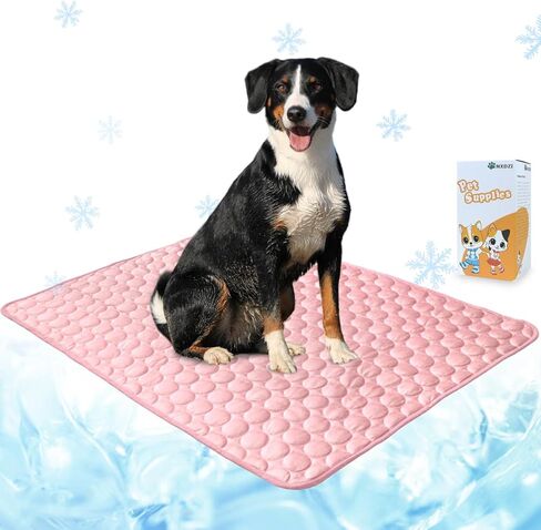 Dog Cooling Mat, Cooling Bed for Dogs Easy Washable Cooling Pad for Dog for All Types of Pets and is Perfect for Both Indoor and Outdoor Use, Including Car Seats 40" x 28" in Saudi Arabia