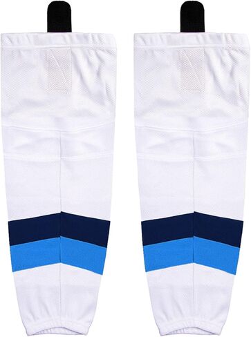 Pro Ice Hockey Socks – National Team Colors, Quick-Dry Breathable Mesh Socks for Youth & Adult Training and Games. in Saudi Arabia