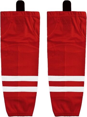 Pro Ice Hockey Socks – National Team Colors, Quick-Dry Breathable Mesh Socks for Youth & Adult Training and Games. in Saudi Arabia