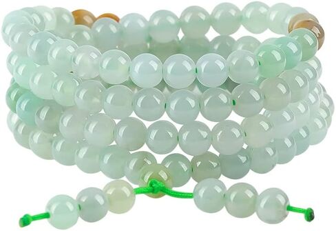 Natural Grade A Jade Necklace, Jade Beaded Necklace - Perfect Birthday and Mother's Day Gift for Mom, Wife and Girlfriend in Saudi Arabia