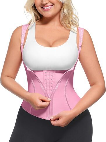 مدرب خصر من SHAPELLX للنساء، مشد للتحكم في البطن، ملابس داخلية للتمرين، مشكل الجسم من فاجا مع حزام كتف قابل للتعديل in Saudi Arabia
