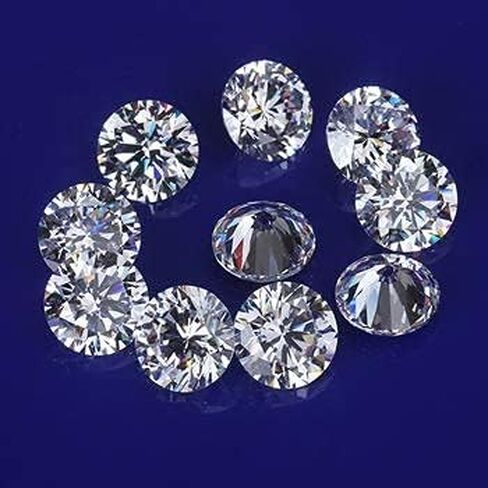 GEMHUB 1 قيراط CVD مختبر نمت الماس فضفاض مجموعة 2 مللي متر حجم DEF اللون مقابل وضوح الماس لصنع المجوهرات in Kuwait