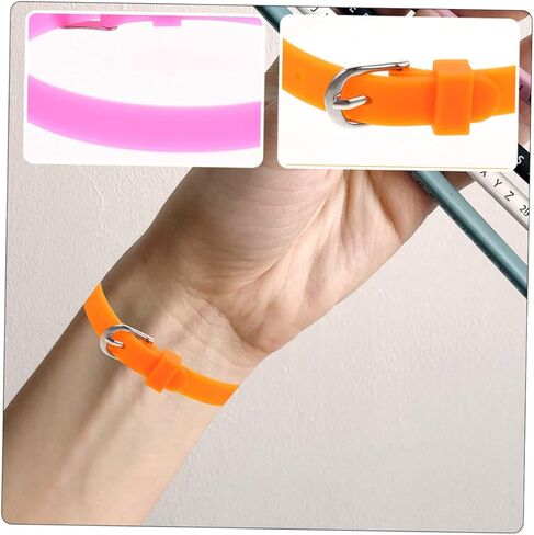 12PCS Silicone DIY Watch Bands Skin-Friendly Colorful Wristbands for Boys and Girls Multi-Function Stretch Bracelets for Autism Awareness Party and Playtime in Saudi Arabia