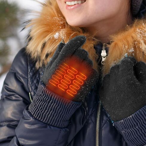 2pcs USB Heated Gloves Hand Warmers Electric Hand Warmer Hand Warming Gloves with USB Cable in Saudi Arabia