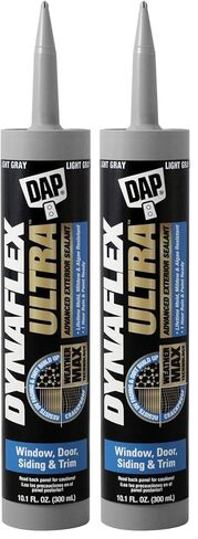 DAP Dynaflex Ultra Advanced Exterior Sealant, Light Gray, 10.1 Oz (7079818219) in Kuwait