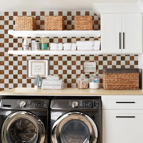 STICKGOO 10 Sheets Peel and Stick Backsplash - 9" x 9" 4D Adhesive Peel and Stick Tile Backsplash for Kitchen&Bathroom in Kuwait