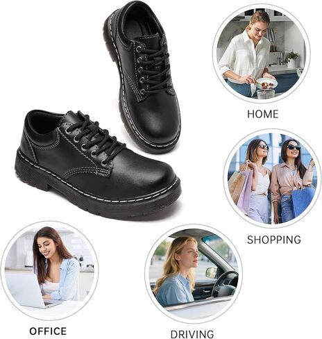 Oxford Shoes for Women Classic Business Casual Shoes Comfort Work Office Dress Loafers Oxfords in Saudi Arabia