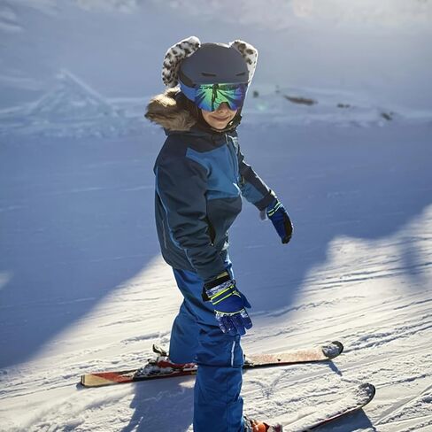 Kids Boys Winter Ski Gloves Cold-Weather Windproof Thickening Snowboard-Mittens Outdoor for 4-7 Years Old in Saudi Arabia