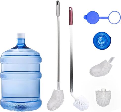 LeGravity 4-in-1 Long Handled Bottle Brush Set,Stainless Steel Water Bottle Cleaning Brush Straw Brushes for Sport Bottle,Water Jug,Coffee Mug in Saudi Arabia