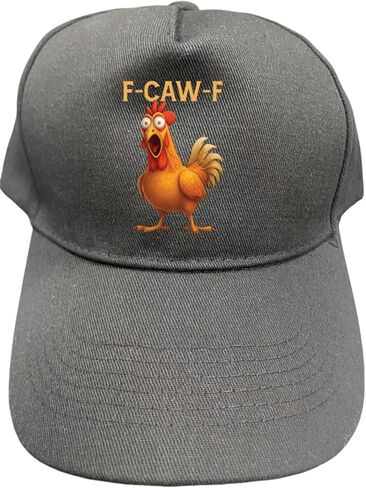 قبعة F-CAW-F مضحكة قبعة دجاج بيسبول FCAMF Rooseter Humor Meme قبعة للرجال والنساء in Saudi Arabia