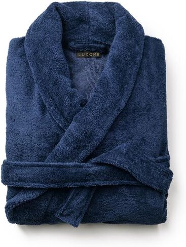 LUXOME Resort Bathrobe | Mid-length | Unisex | Soft & Absorbent | Viscose from Bamboo Blend | S, M, L, XL Sizes in Saudi Arabia