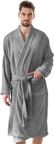 Towel Robe for Men - Ultra-Absorbent Soft Quick Dry Towel Bathrobe Kimono for Shower, Spa & Hotel in Saudi Arabia