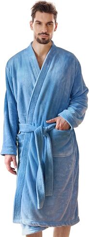 Towel Robe for Men - Ultra-Absorbent Soft Quick Dry Towel Bathrobe Kimono for Shower, Spa & Hotel in Saudi Arabia