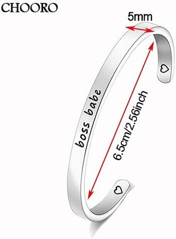 CHOORO Boss Babe Bracelet Gift for Boss Best Boss Ever Boss Jewelry Bosses Day Boss Gift in Saudi Arabia