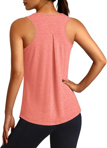 تجريب تانك القمم للنساء Racerback بلا أكمام اليوغا قميص فضفاض صالح الصالة الرياضية تشغيل الدبابات الرياضية S-2XL in Kuwait