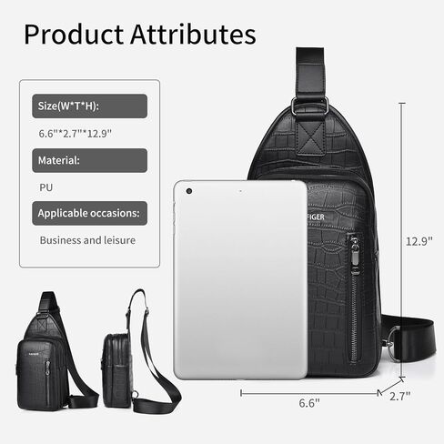 men crossbody bags Chest Bag for Men, shoulder bag for men, Unisex Tactical Messenger Bag, Durable Outdoor Travel Accessory in Saudi Arabia