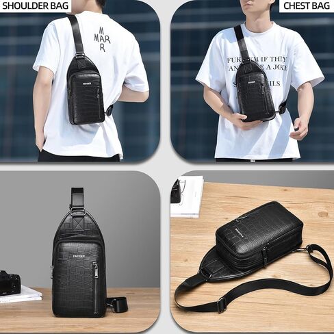 men crossbody bags Chest Bag for Men, shoulder bag for men, Unisex Tactical Messenger Bag, Durable Outdoor Travel Accessory in Saudi Arabia