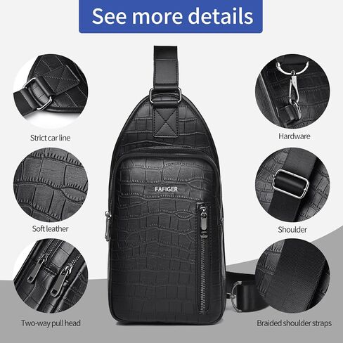men crossbody bags Chest Bag for Men, shoulder bag for men, Unisex Tactical Messenger Bag, Durable Outdoor Travel Accessory in Saudi Arabia