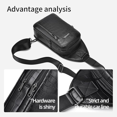 men crossbody bags Chest Bag for Men, shoulder bag for men, Unisex Tactical Messenger Bag, Durable Outdoor Travel Accessory in Saudi Arabia