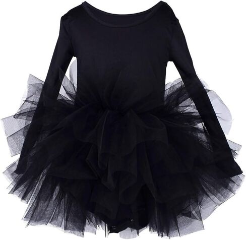 Toddler Girls Ballet Tutu Dress – Shiny Tulle Ballerina Costume with Straps, Leotard & Skirt for Dance, Party, Performance in Saudi Arabia