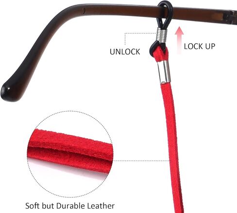 6 Packs Glasses Strap for Women, Glasses Chain, Eye Glasses Holders Around Neck in Saudi Arabia