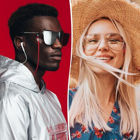 6 Packs Glasses Strap for Women, Glasses Chain, Eye Glasses Holders Around Neck in Saudi Arabia