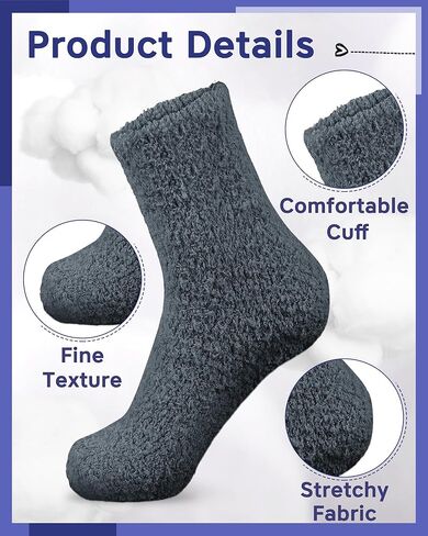 Taiyin 100 Pack Bulk Fuzzy Socks Unisex Men Thermal Thick Fluffy Winter Warm Slipper Socks Soft Christmas Gifts Homeless in Saudi Arabia