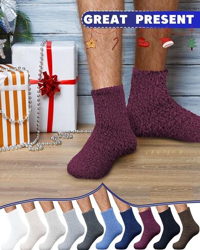 Taiyin 100 Pack Bulk Fuzzy Socks Unisex Men Thermal Thick Fluffy Winter Warm Slipper Socks Soft Christmas Gifts Homeless in Saudi Arabia