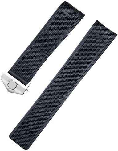 Rubber Watch Strap For TAG Heuer Aquaracer 300/500 Carrera Thin Watchband in Saudi Arabia