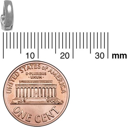 ريتاستيفينز 14k الذهب الخالص ميني هجيز أقراط هوب صغيرة 2.5x9mm in Saudi Arabia