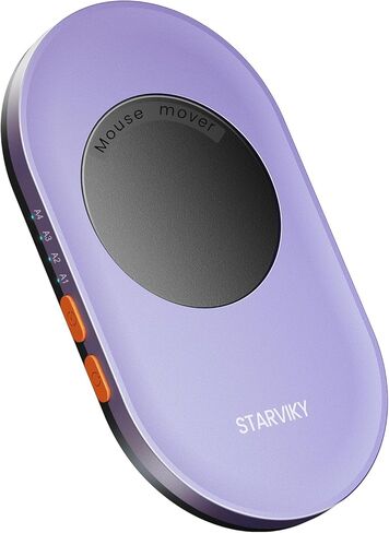 STARVIKY موسع وفائق النحافة، محرك الماوس الثابت غير القابل للاكتشاف بنقرة واحدة مع مفتاح، متذبذب الماوس الفعلي يحافظ على حركة الماوس، شاكر الماوس لأساسيات العمل من المنزل in Kuwait