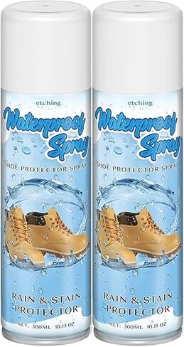 Shoe Protector Spray, Suede Protector Spray (2 Pack), Rain & Stain Waterproof Protection for Pillows, Couches, Fabric Furniture, Shoes, Purses and More, Long Lasting Protection in Saudi Arabia